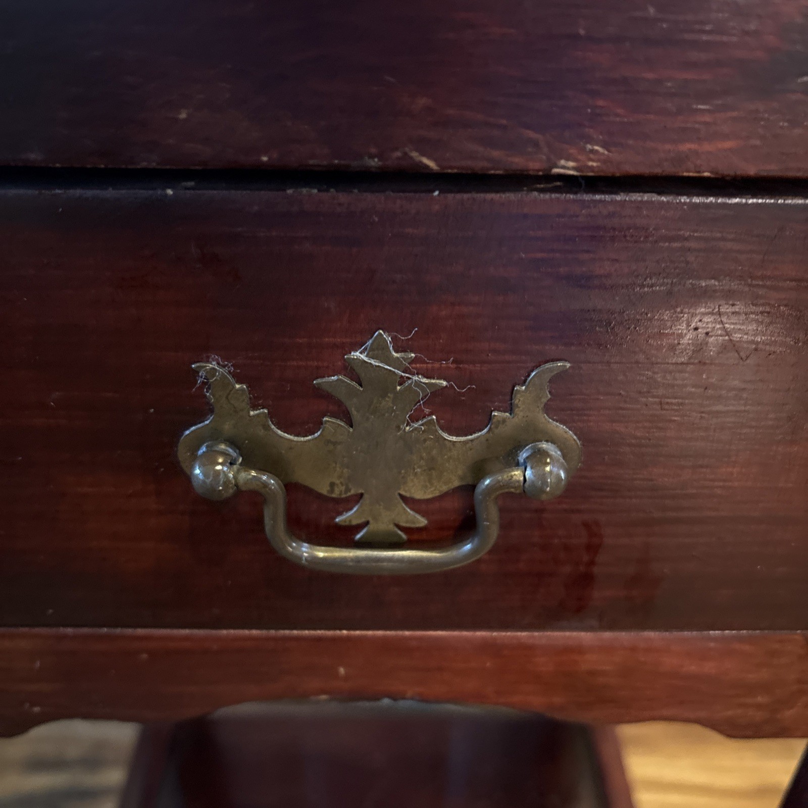 VTG Side Table With Drawer And Shelf