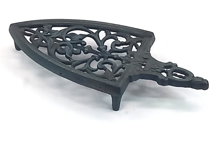 Antique Victorian Cast Iron Trivet Stand Decorative