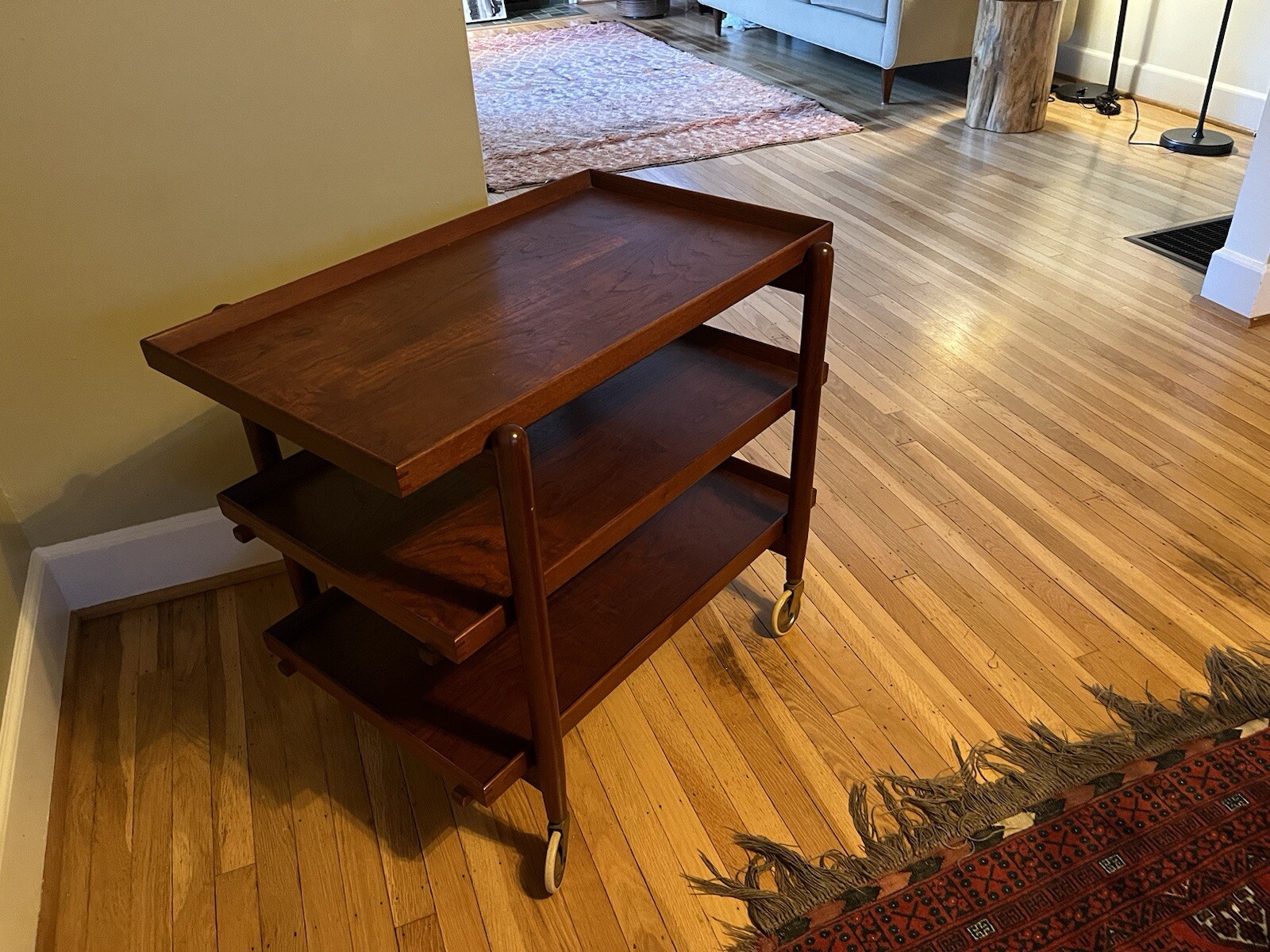 Mid Century Bar Cart