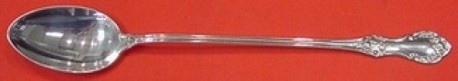 Wild Rose by International Sterling Iced Tea Spoon 7 3/8″ Vintage Silverware