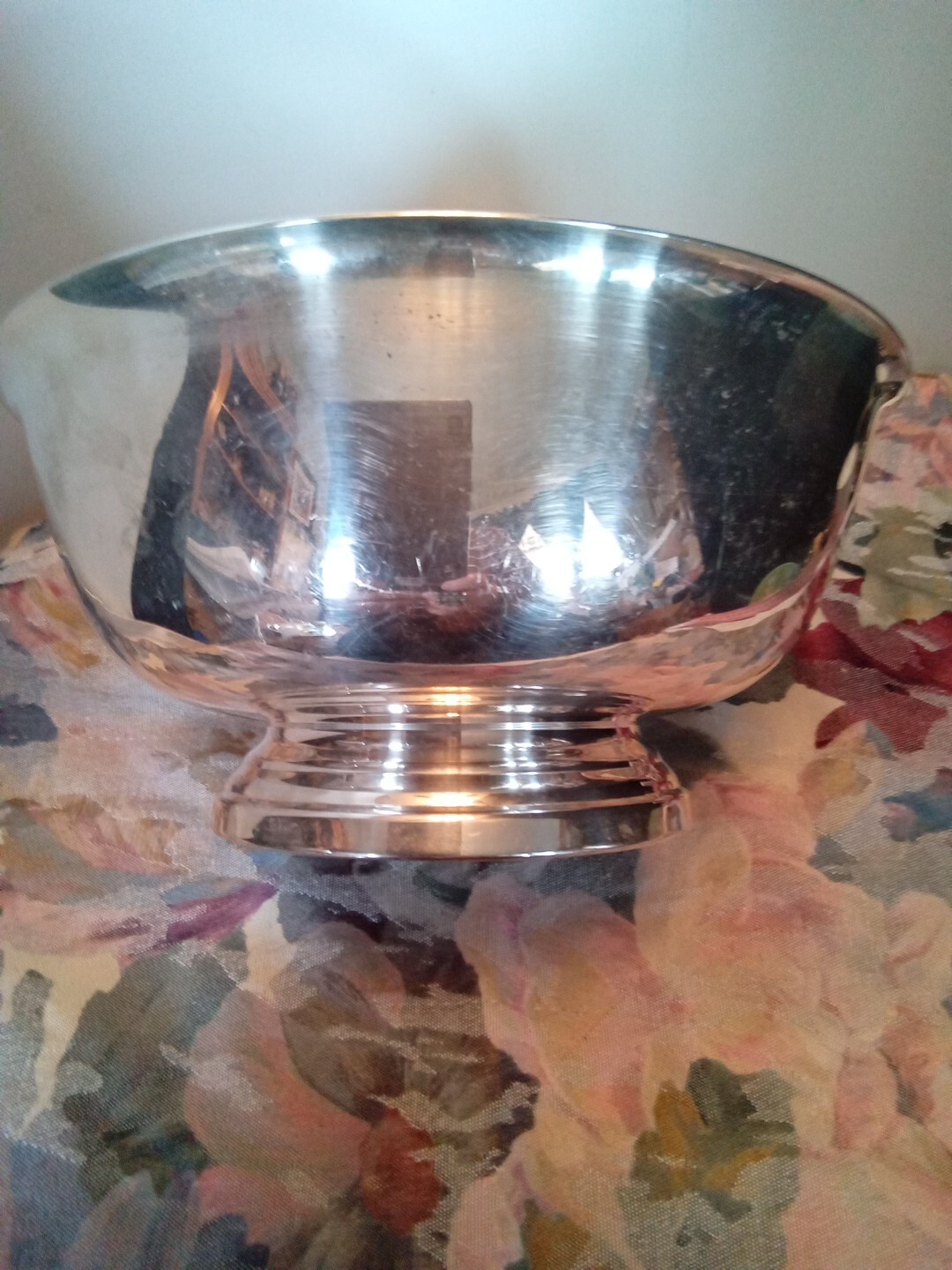 Vintage Gorham Electroplated Silver Bowl 9″ Diameter YC781.