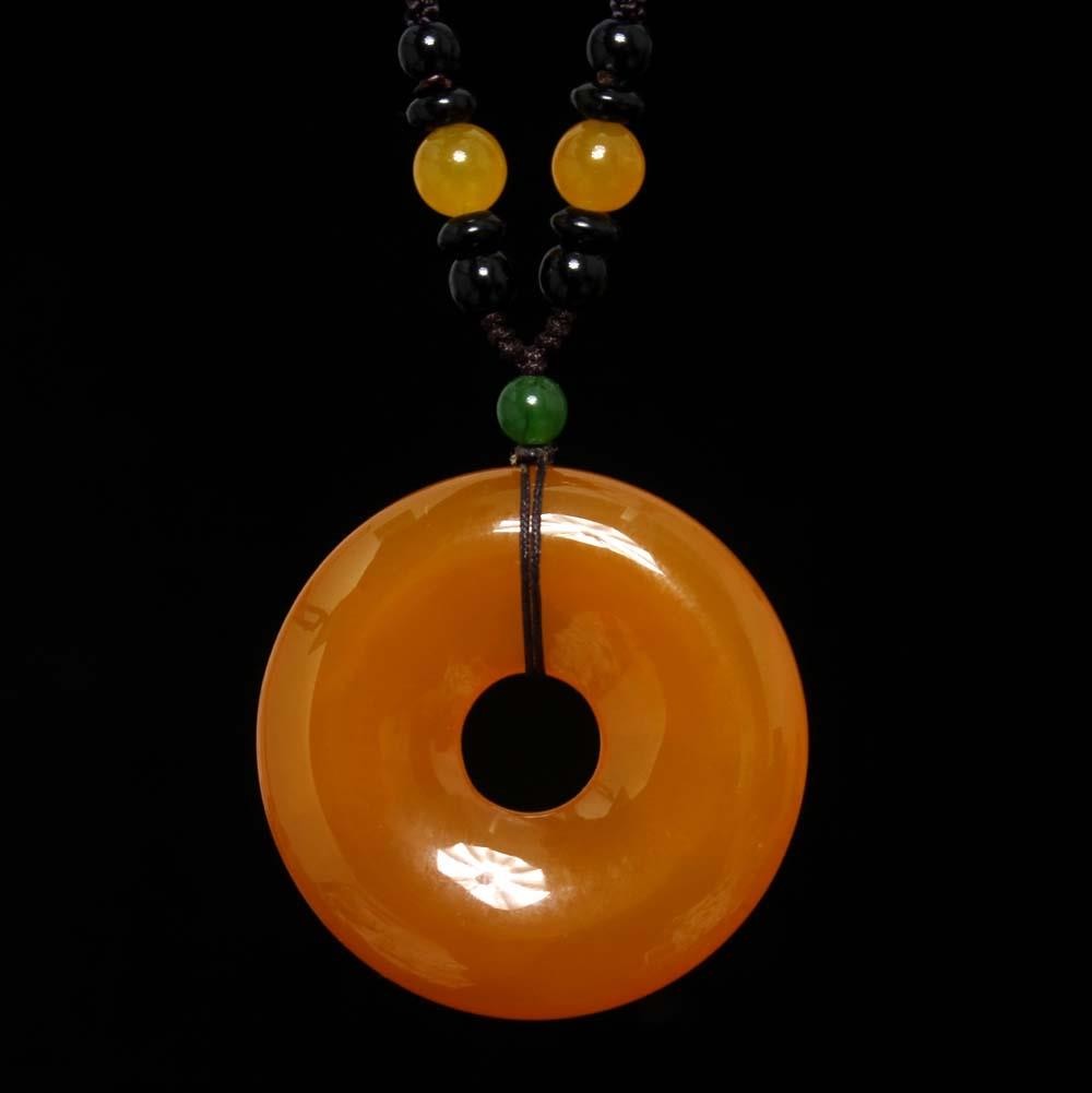 38G Chinese Natural Agate Pendant A561