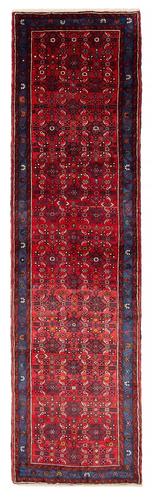 2’7″ x 9’8″ Vintage Hand-knotted Runner Rug Traditional Oriental Wool Carpet