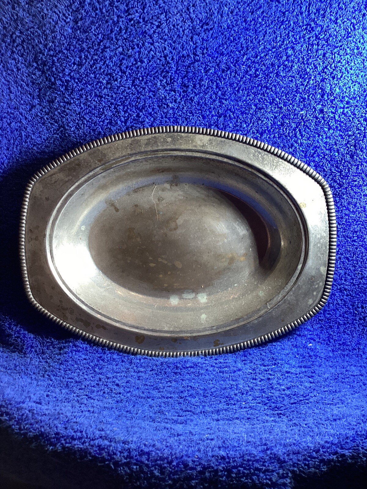 Vintage Silver Plated Vegetable/Meat Serving Dish 8 1/2 Wide 11 1/2 Inches Long