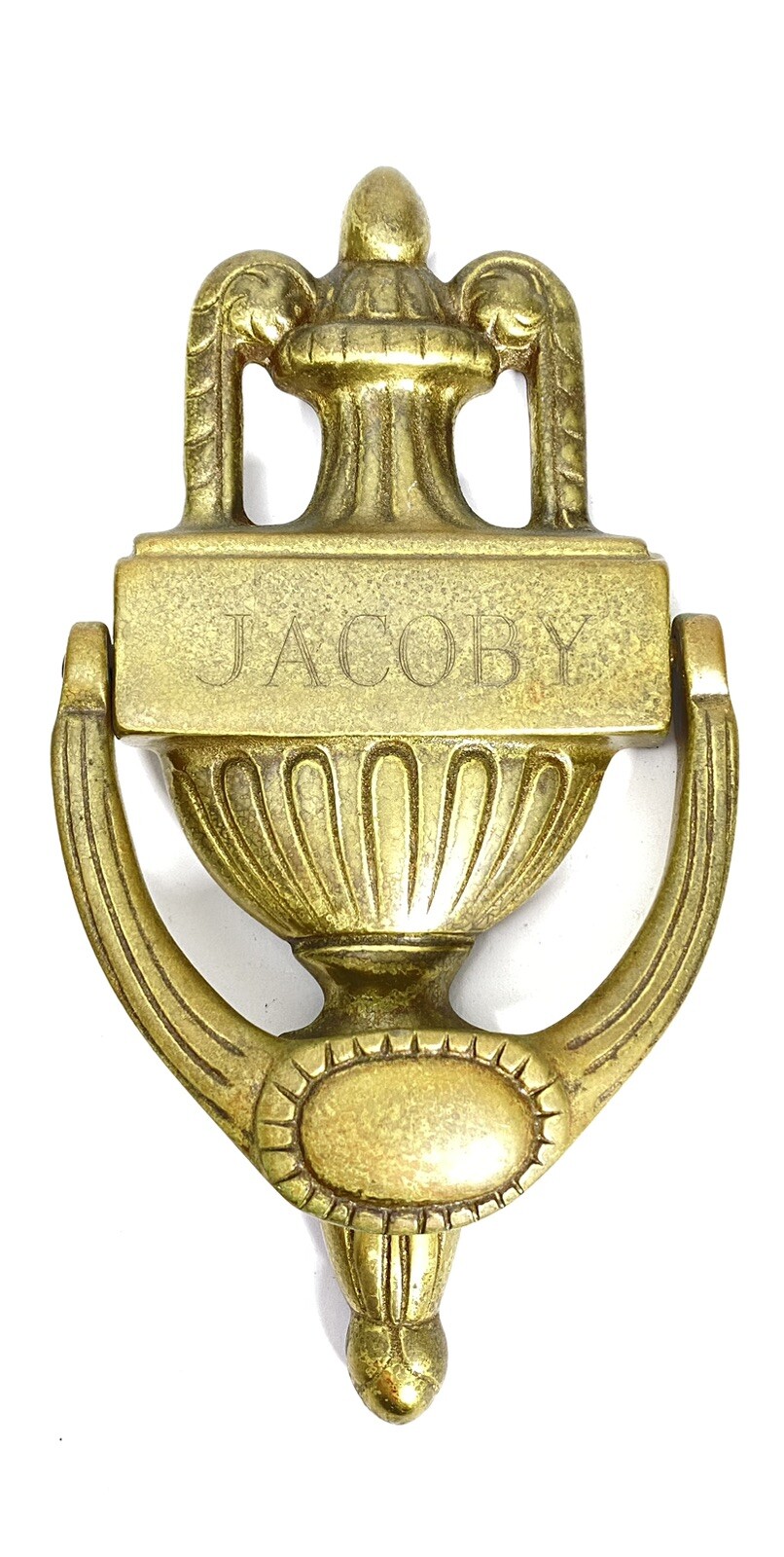 VTG Williamsburg VM Virginia Metalcrafters #17-67 Urn Brass Door Knocker 7.75″