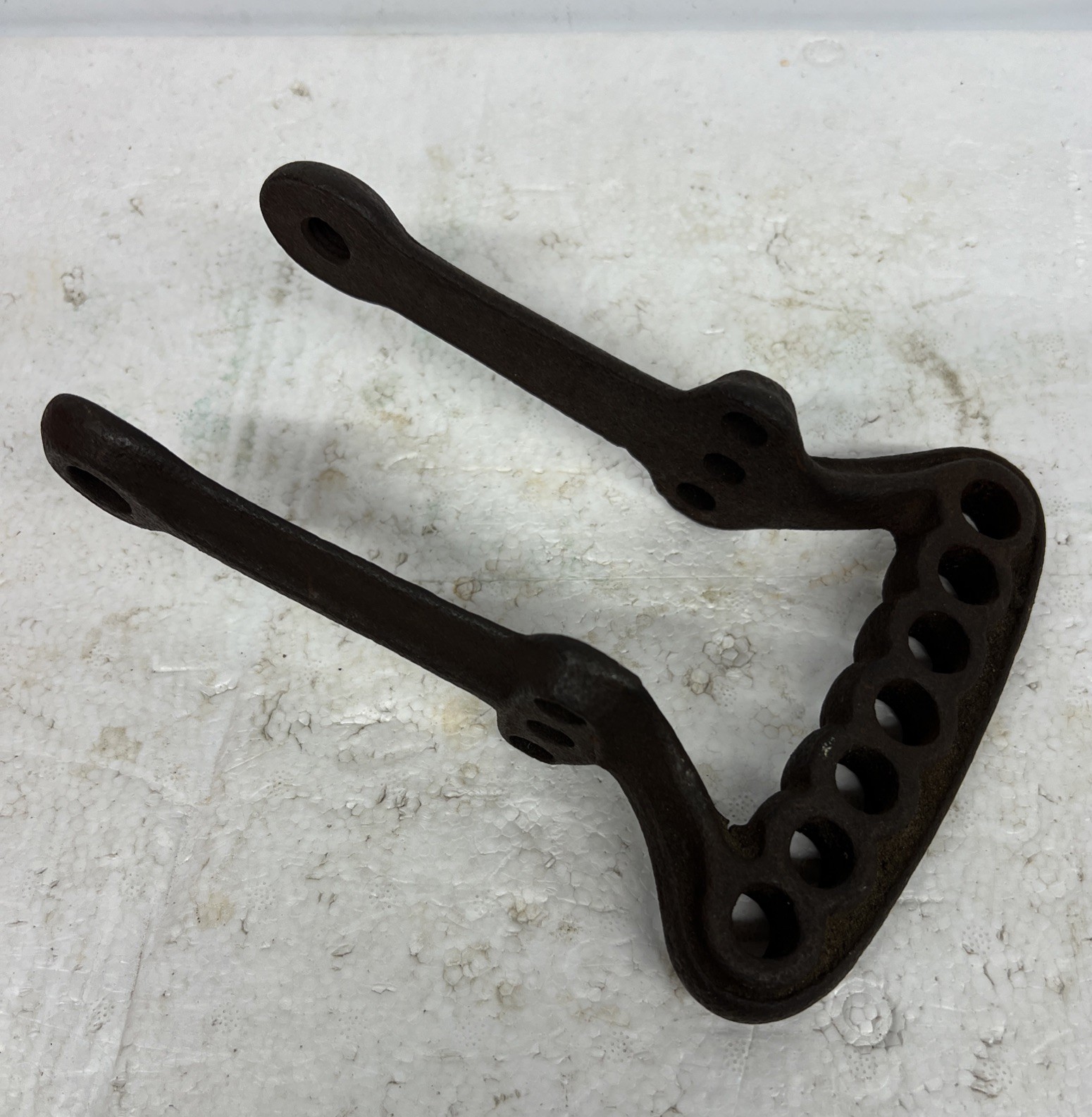 Horse Drawn Plow Clevis Rustic Farm Equipment Clean Primitive Tool Antique Large