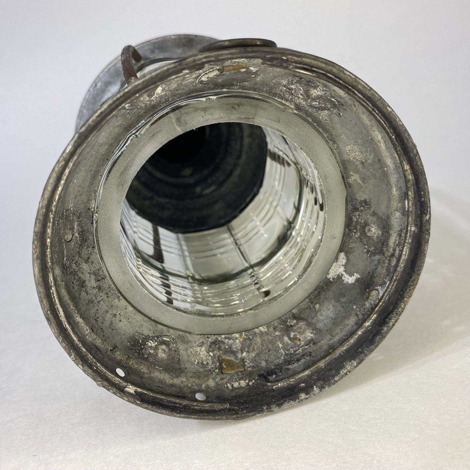 Antique National Marine Lamp Co Lantern Forestville CT Nautical Railroad Style