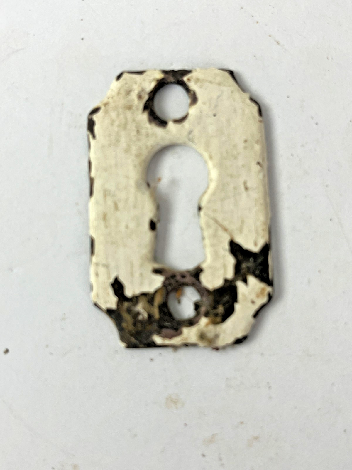 Antique Brass Skeleton Key Hole Covers Escutcheon Door Hardware