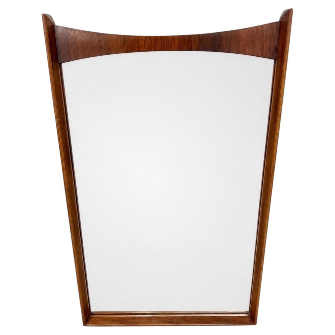 Mid-Century Modern Kent Coffey Perspecta Walnut & Rosewood Wall Mirror