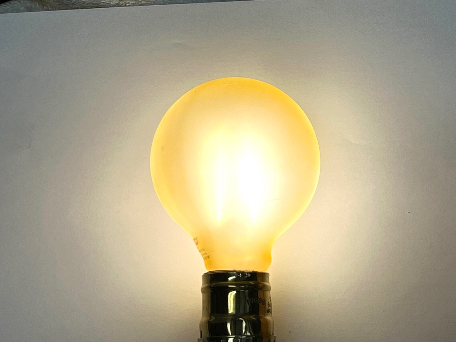 Set 5 Painted 3″ DIMMABLE LED Bulbs for Art Deco Chandeliers, Sconces