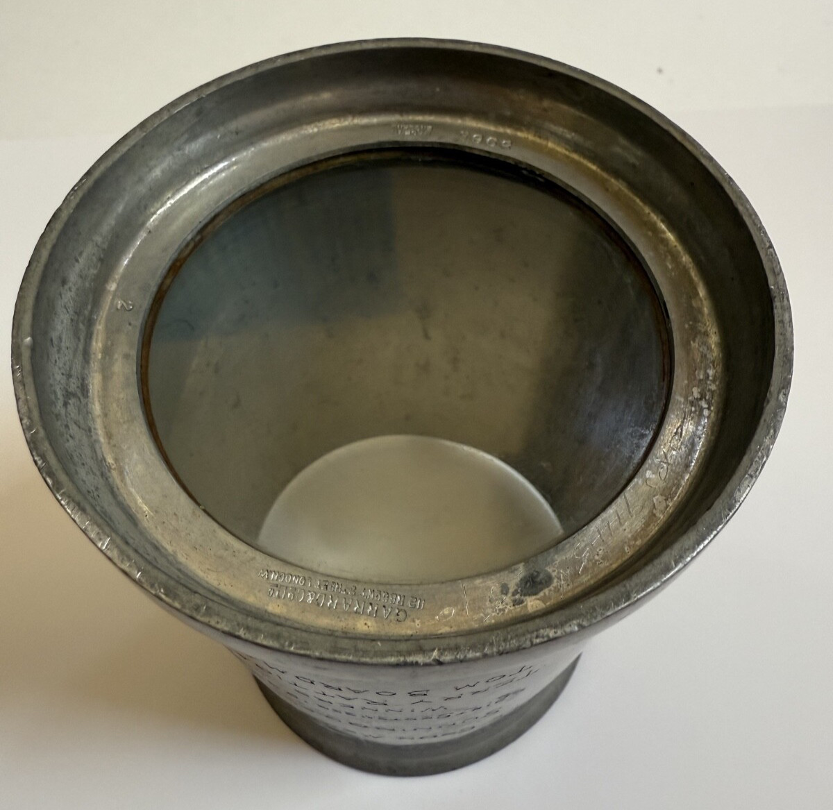 Vintage Pewter Tankard Mug AMERICAN CLUB GOLFING SOCIETY, Sunningdale 9-21-1955,