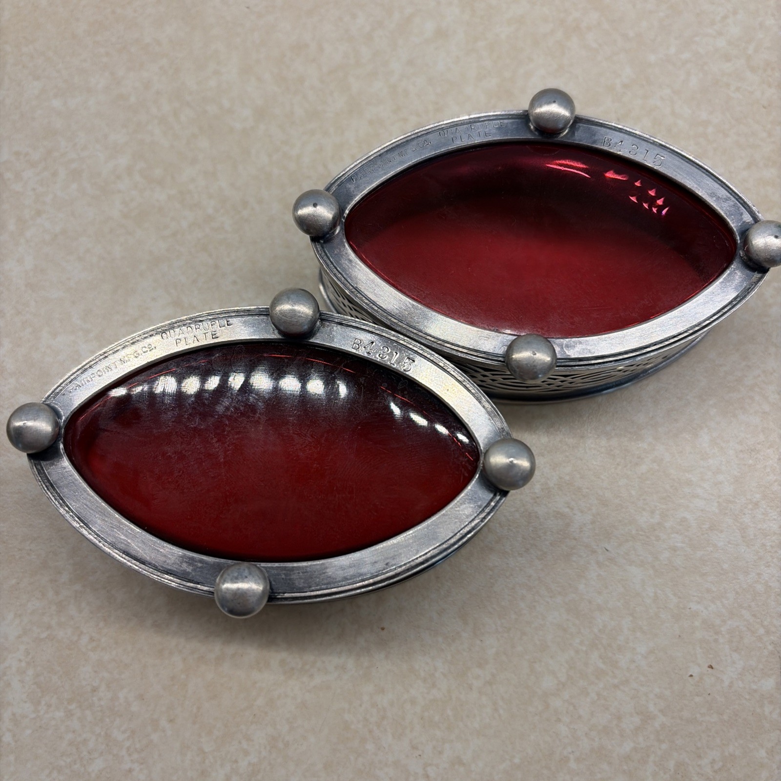 victorian salt cellars antique silver