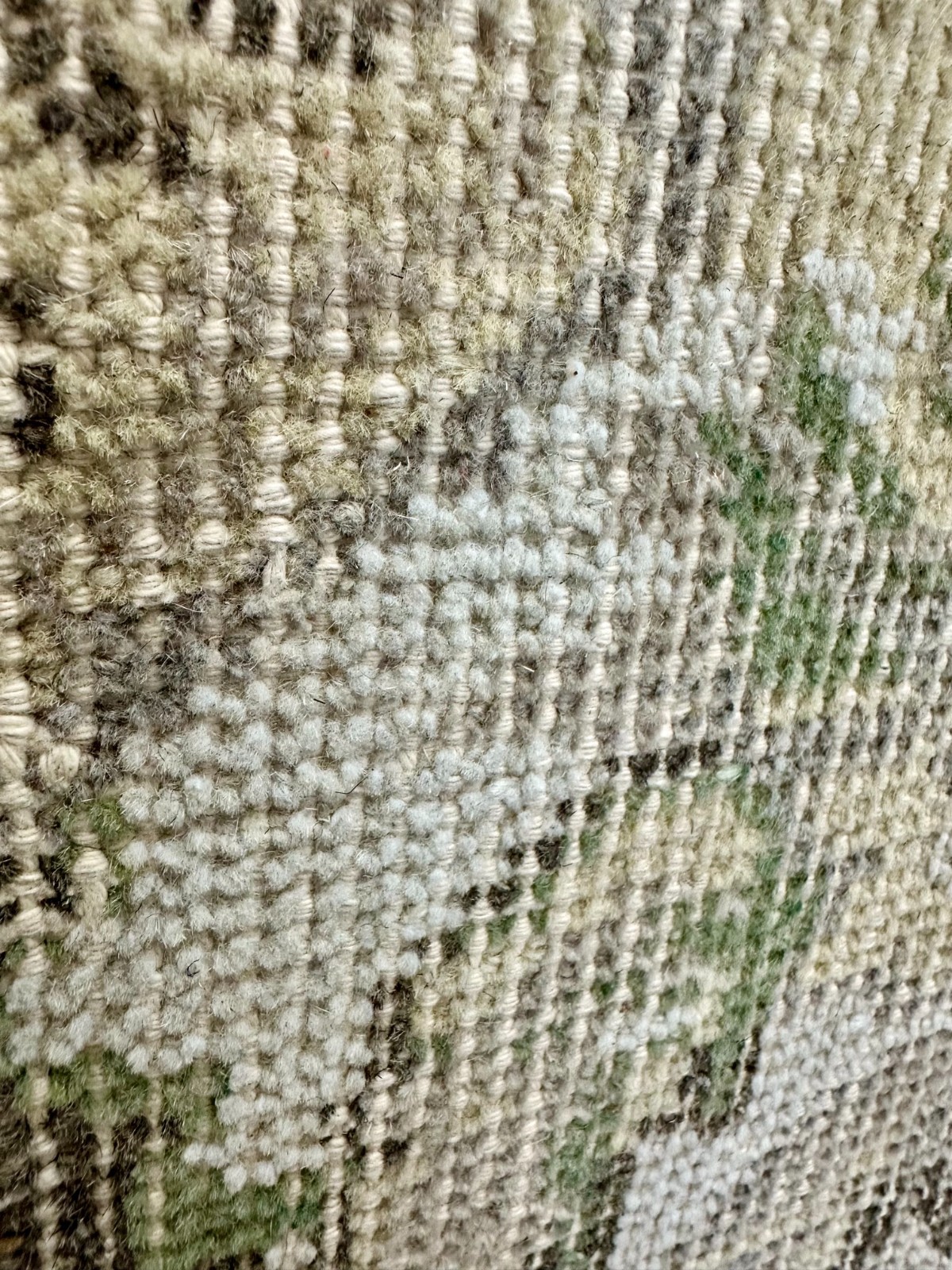 6×9 Beige Antique Rug, Turkish Oushak Rug, Handwoven, Handmade Wool Area Rug