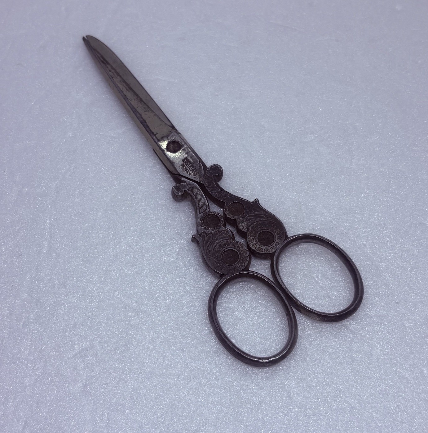 Antique Robert Klaas Prussia Pre-1918 Scissors 6” Floral Ornate Handle Rare T1