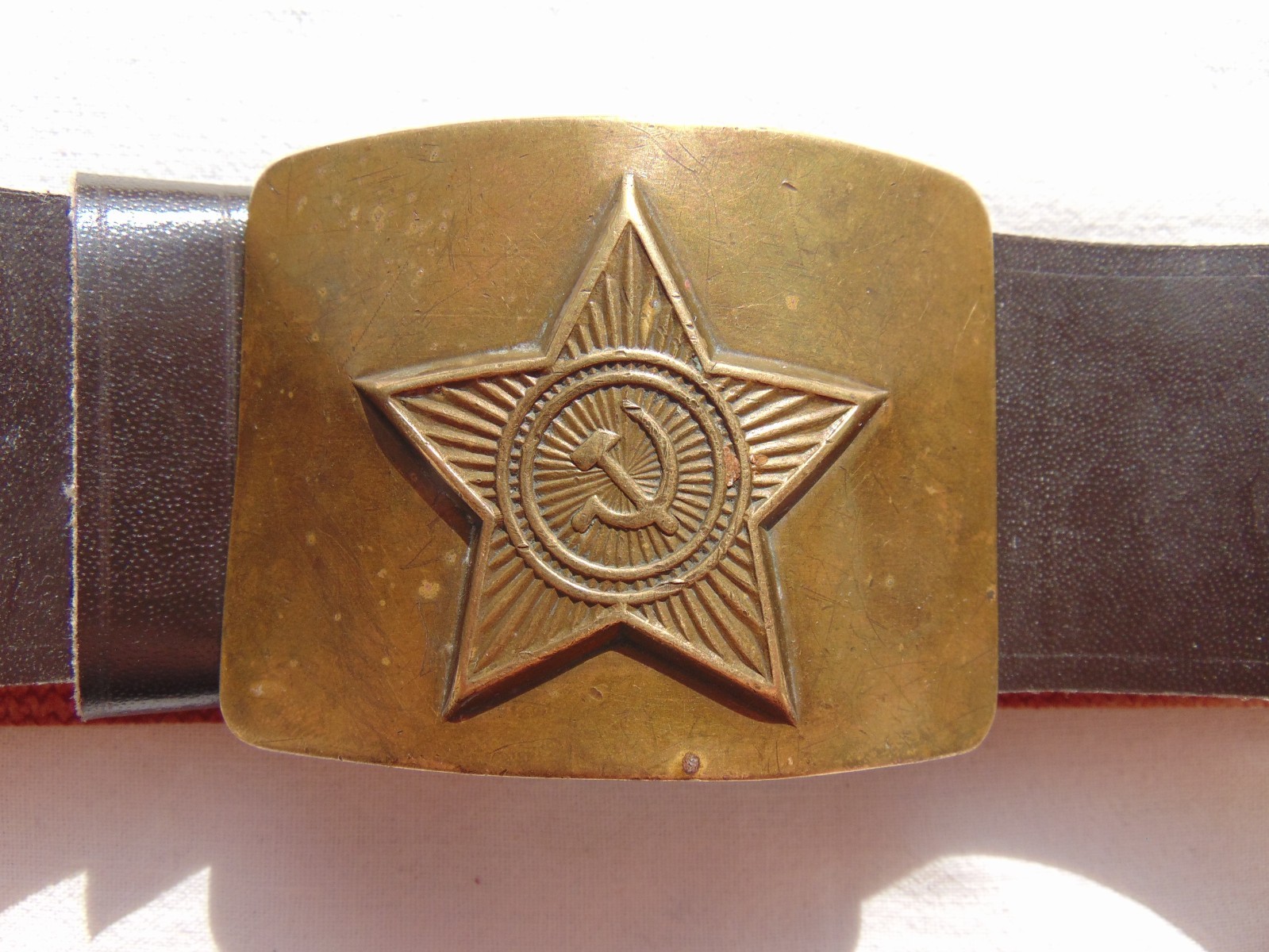 Soviet soldier’s belt. Adjustable size. Maximum 100 cm. USSR Army.
