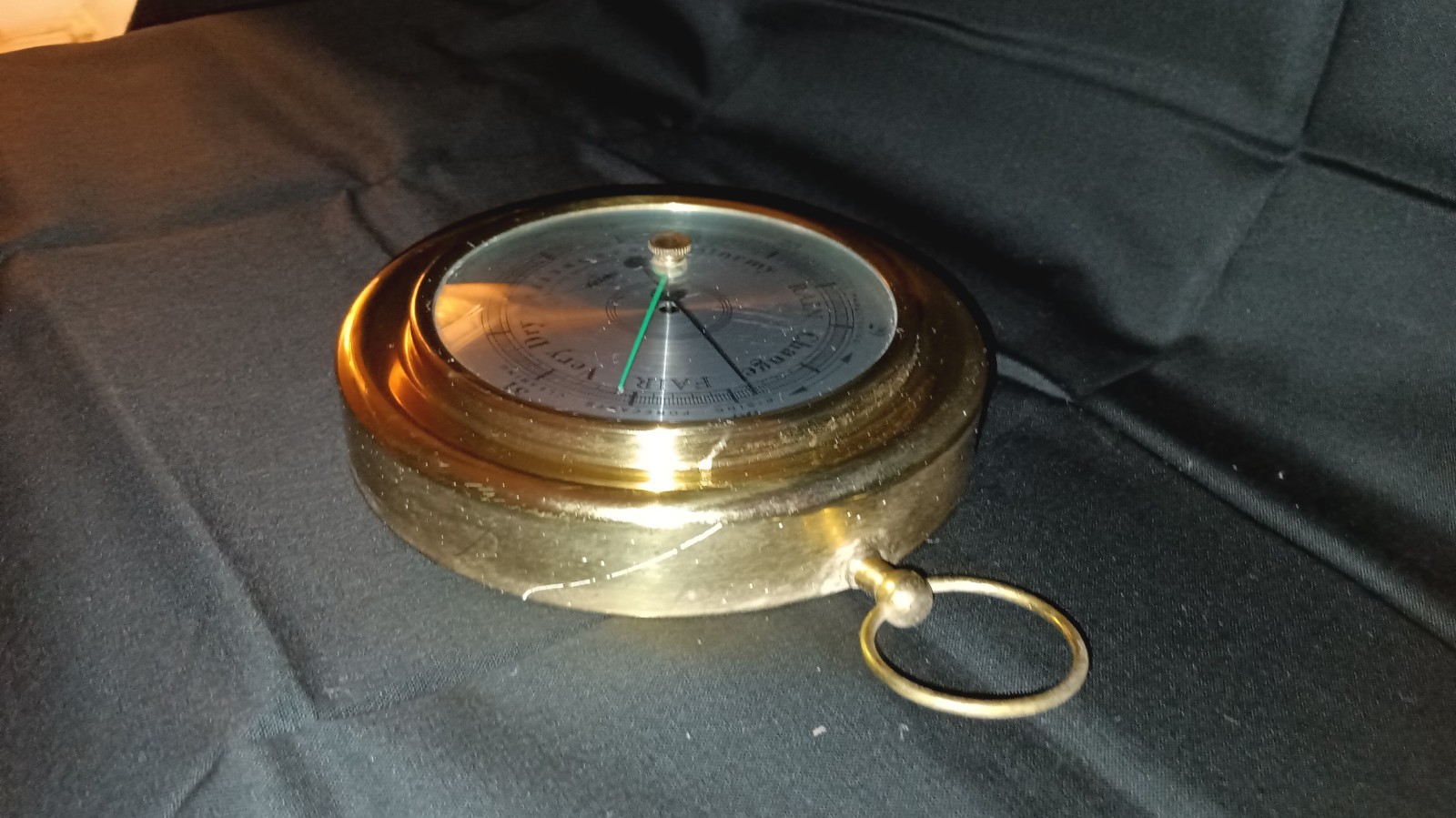 Swift & Anderson Inc. Barometer Compensated English Boston, MA Brass Weather