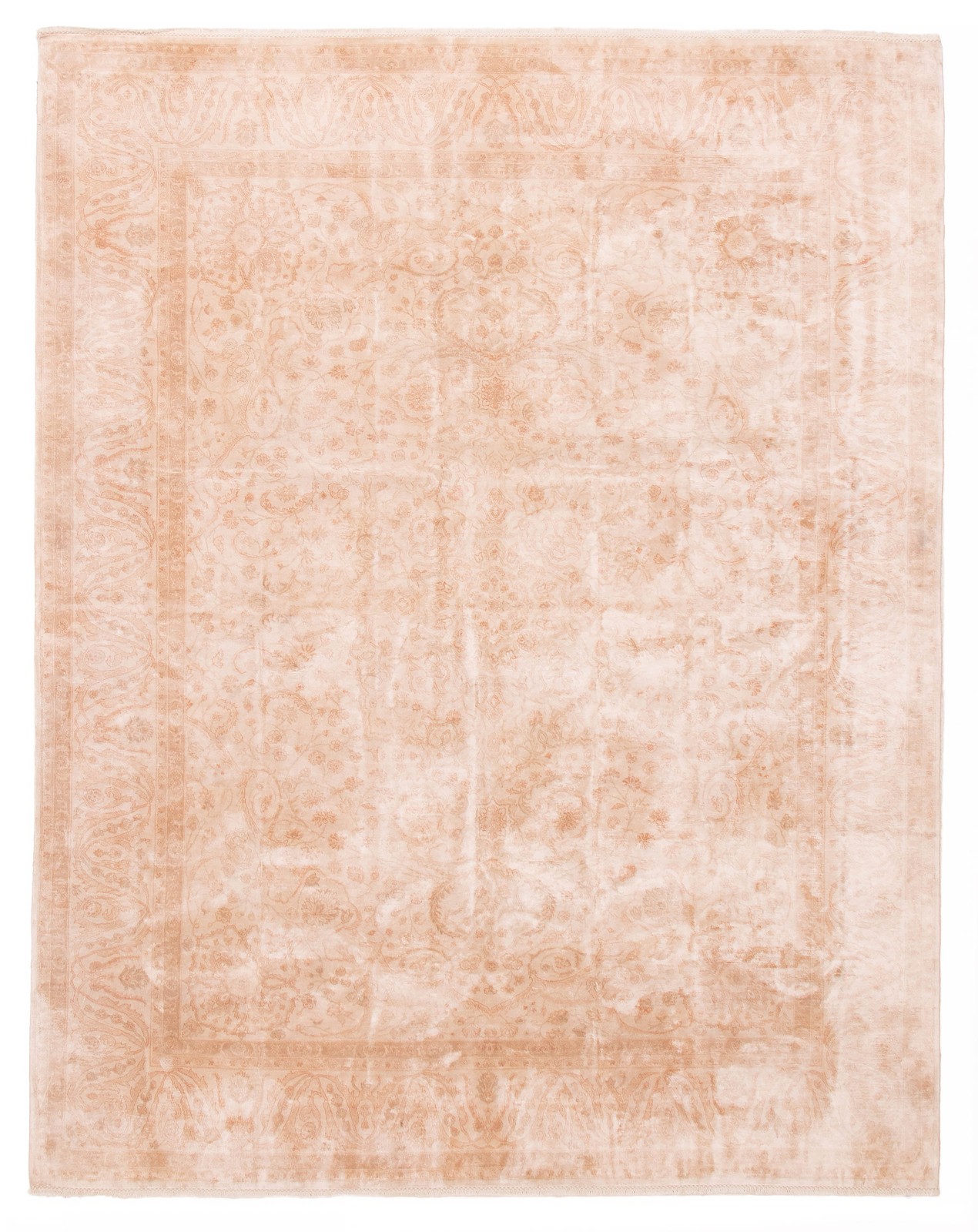 Vintage Traditional Hand-Knotted Area Rug 7’9″ x 10’0″ Oriental Wool Carpet