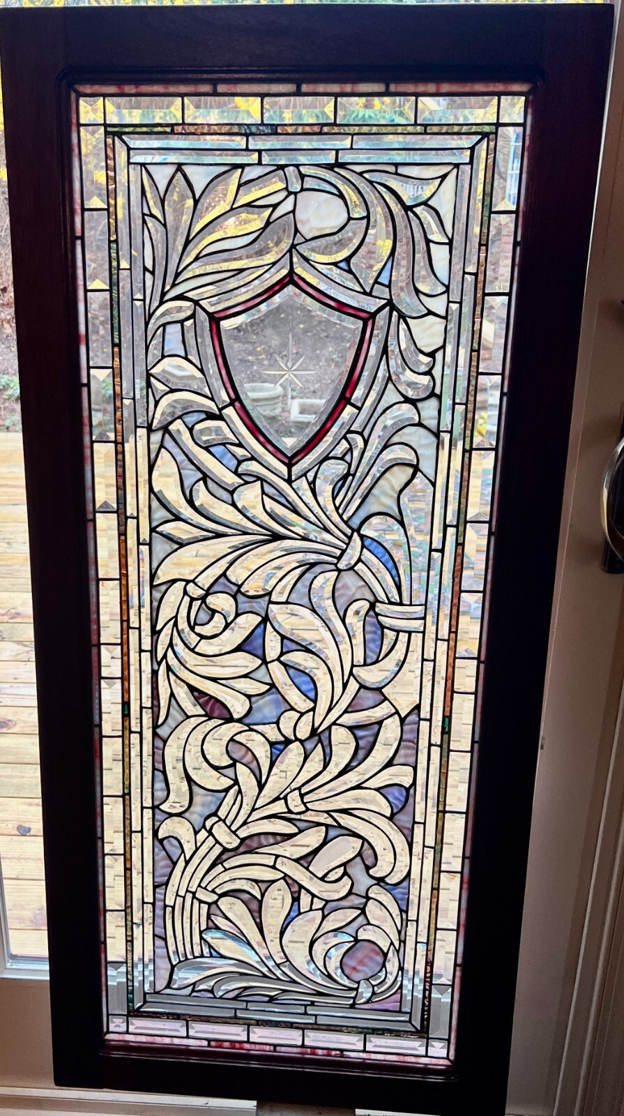 exquisite beveled window