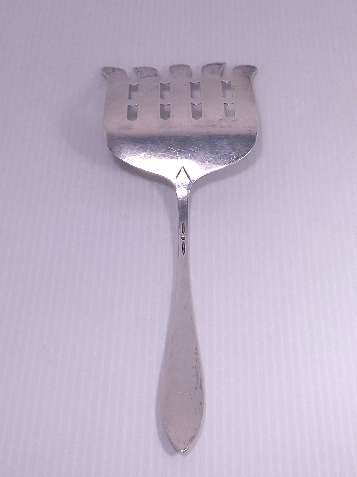 RARE Antique Joseph Seymour Sterling Silver Asparagus Server 9.5″