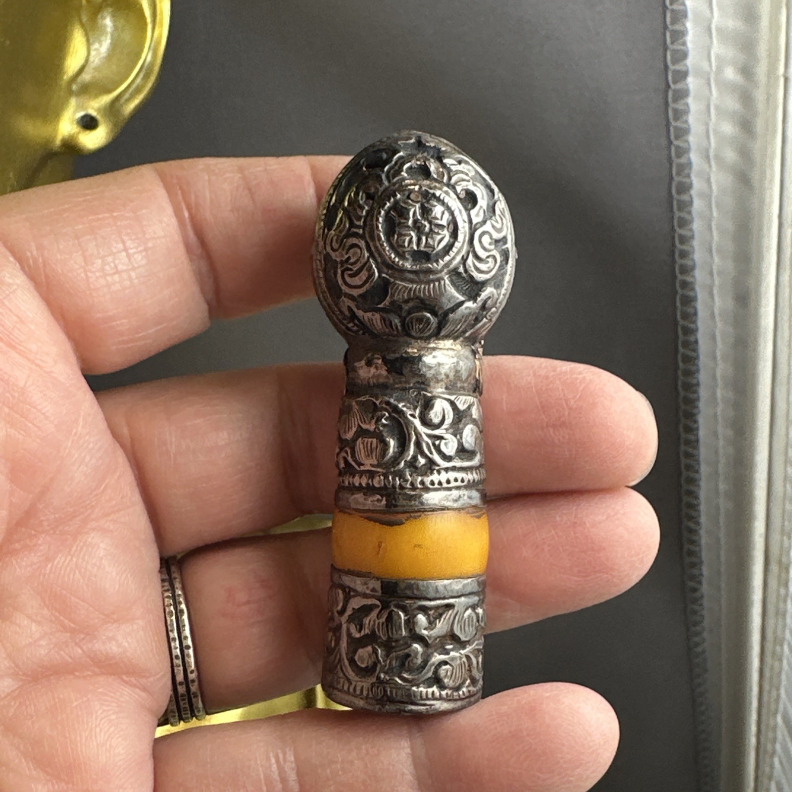 Tibetan Silver Chop Signature Seal