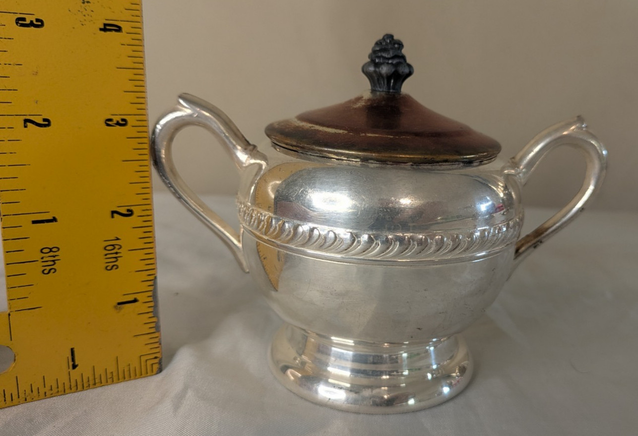 Vintage 5pc Silver Plated Mixed Coffee Tea Service Pieces F.B. Rogers Silver Co