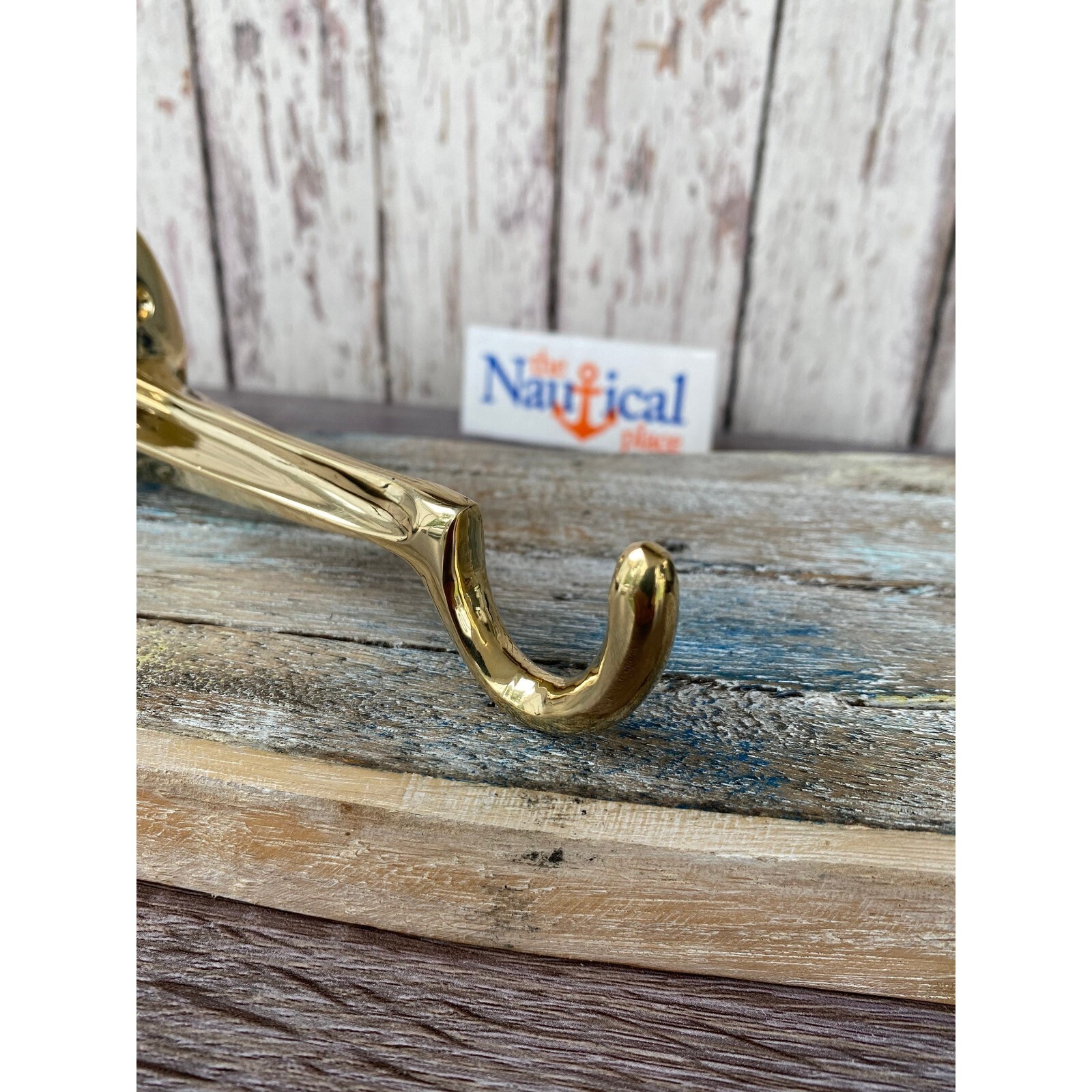 6″ Solid Brass Ship Lantern Hanger – Heavy Duty – Wall Mounted Hook – Nautical