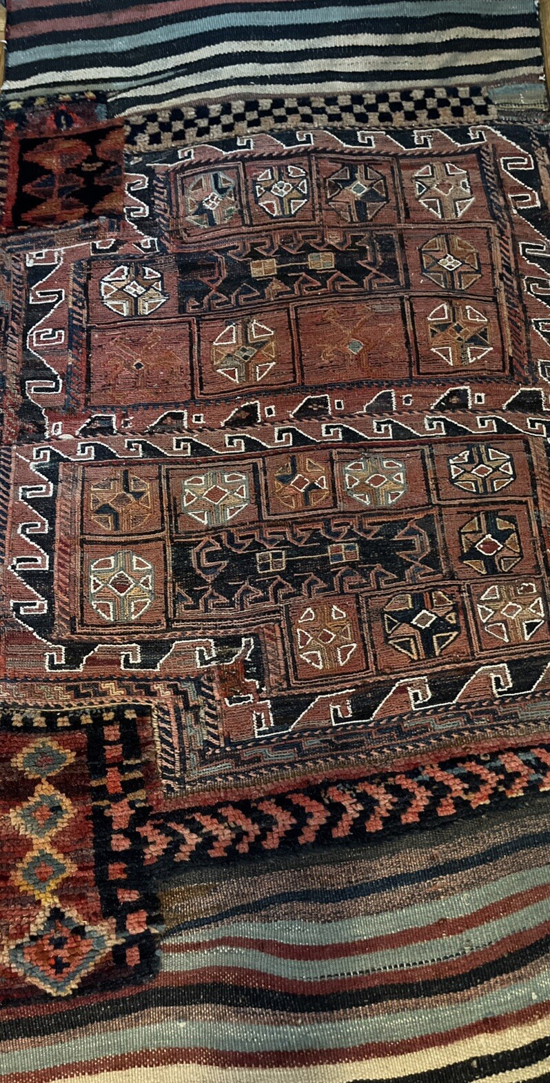 Beautiful Rich Colored Turkish Sample Rug Sturdy Wool on Cotton Hand Made 72×32