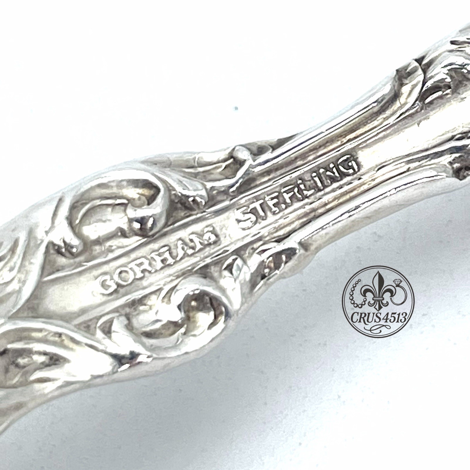 Gorham Manufacturing Co. Lily Pattern Sterling Silver Gumbo Spoon