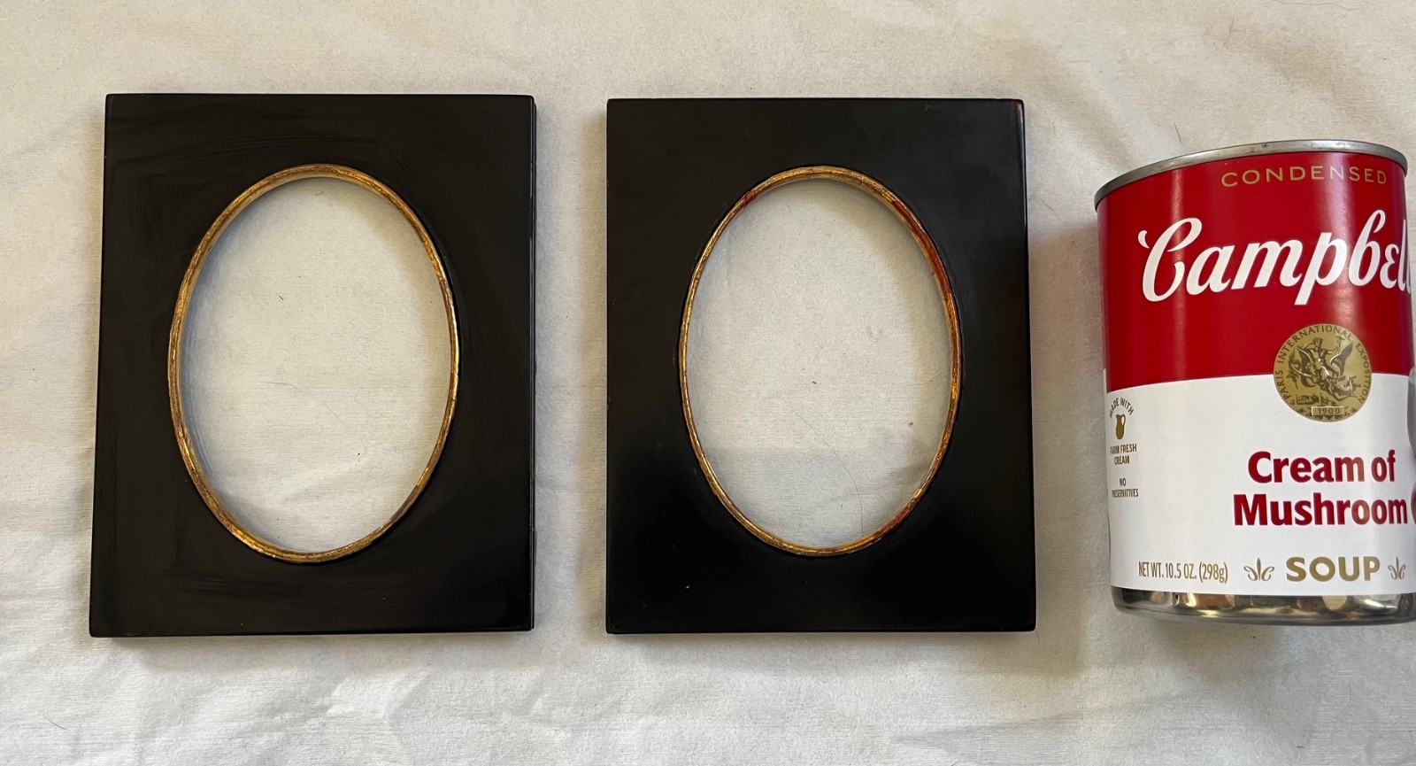 Matching Pair Ebonized Silhouette and/or Portrait Frame