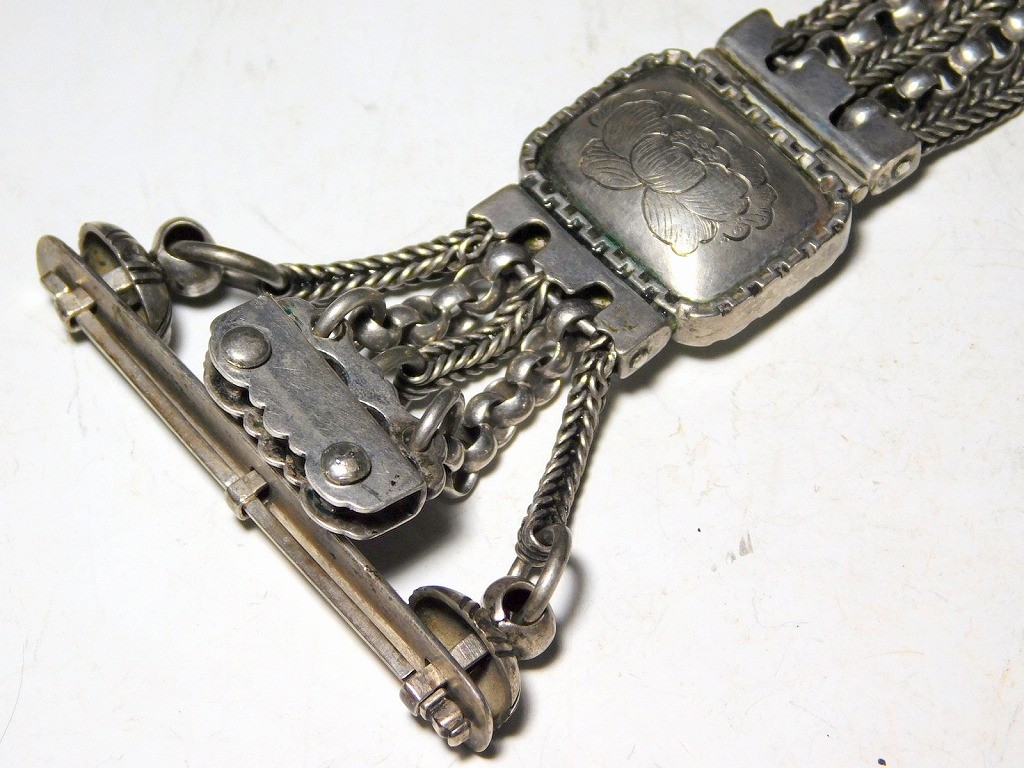 Meiji period Tobacco-pouch Chain Kanagu Edo original netsuke inro antique