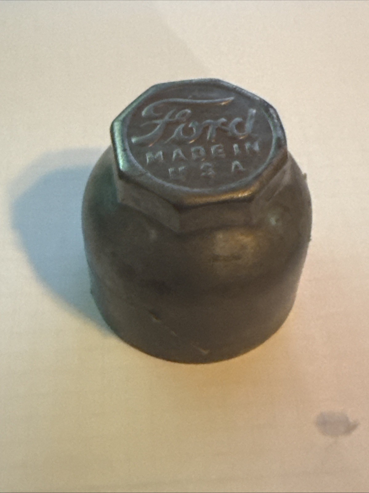 1912-1915 Vintage Ford brass Wheel Hub. Single.