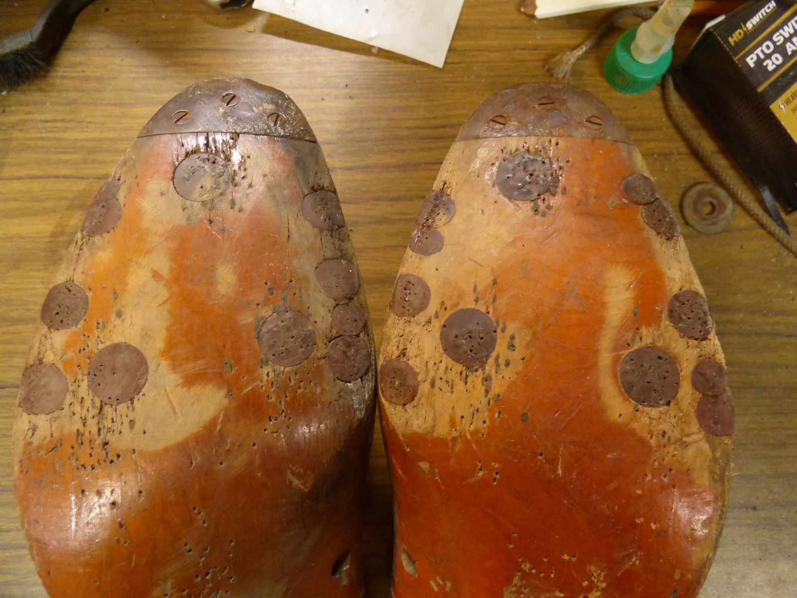 VINTAGE PAIR 1950’s Size 9 1/2E Shoe Lasts (Craddock Terry Shoe) Lynchburg,Va