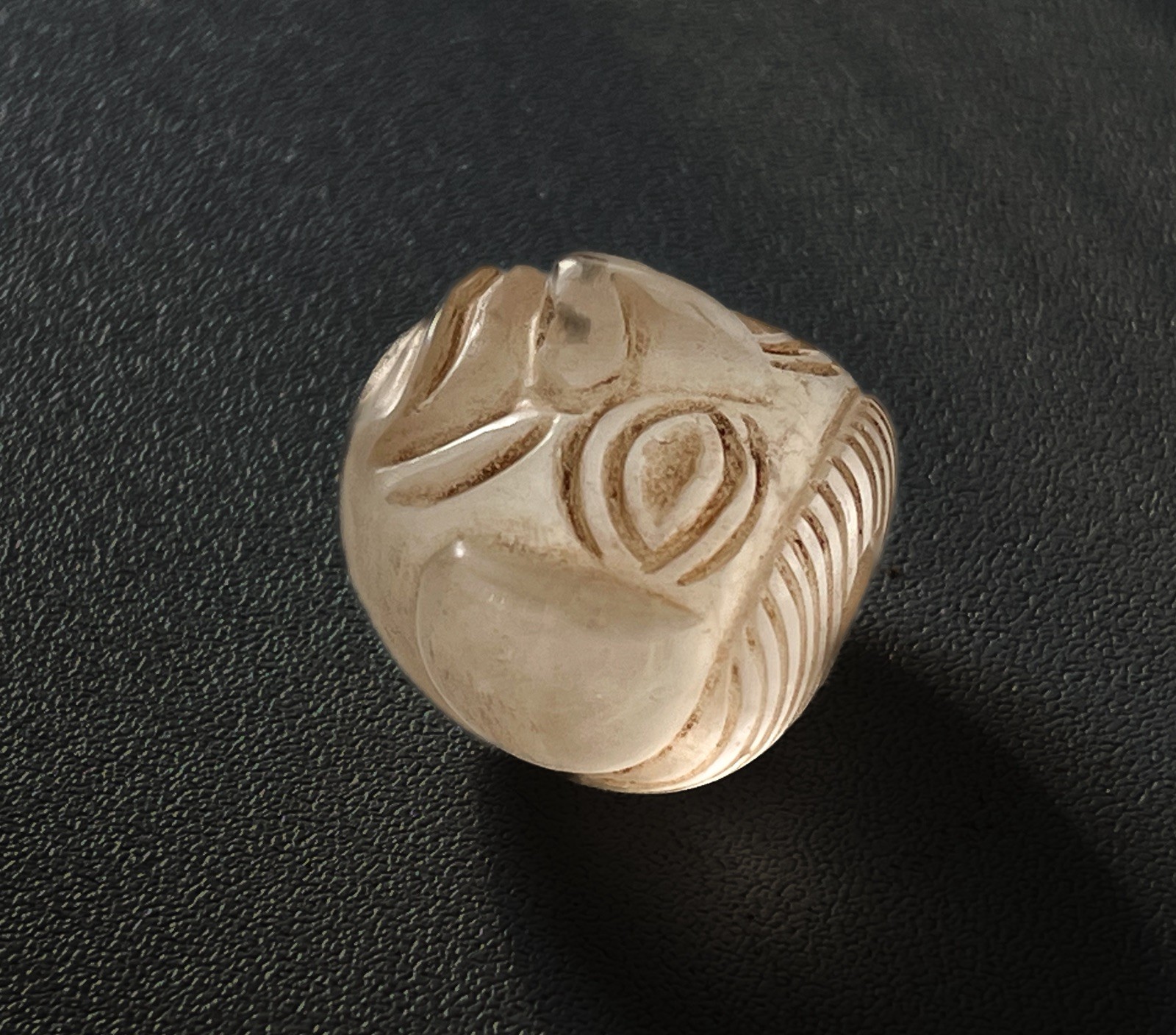 Pre Columbian Ancient Peru Moche Head Pendant Bead