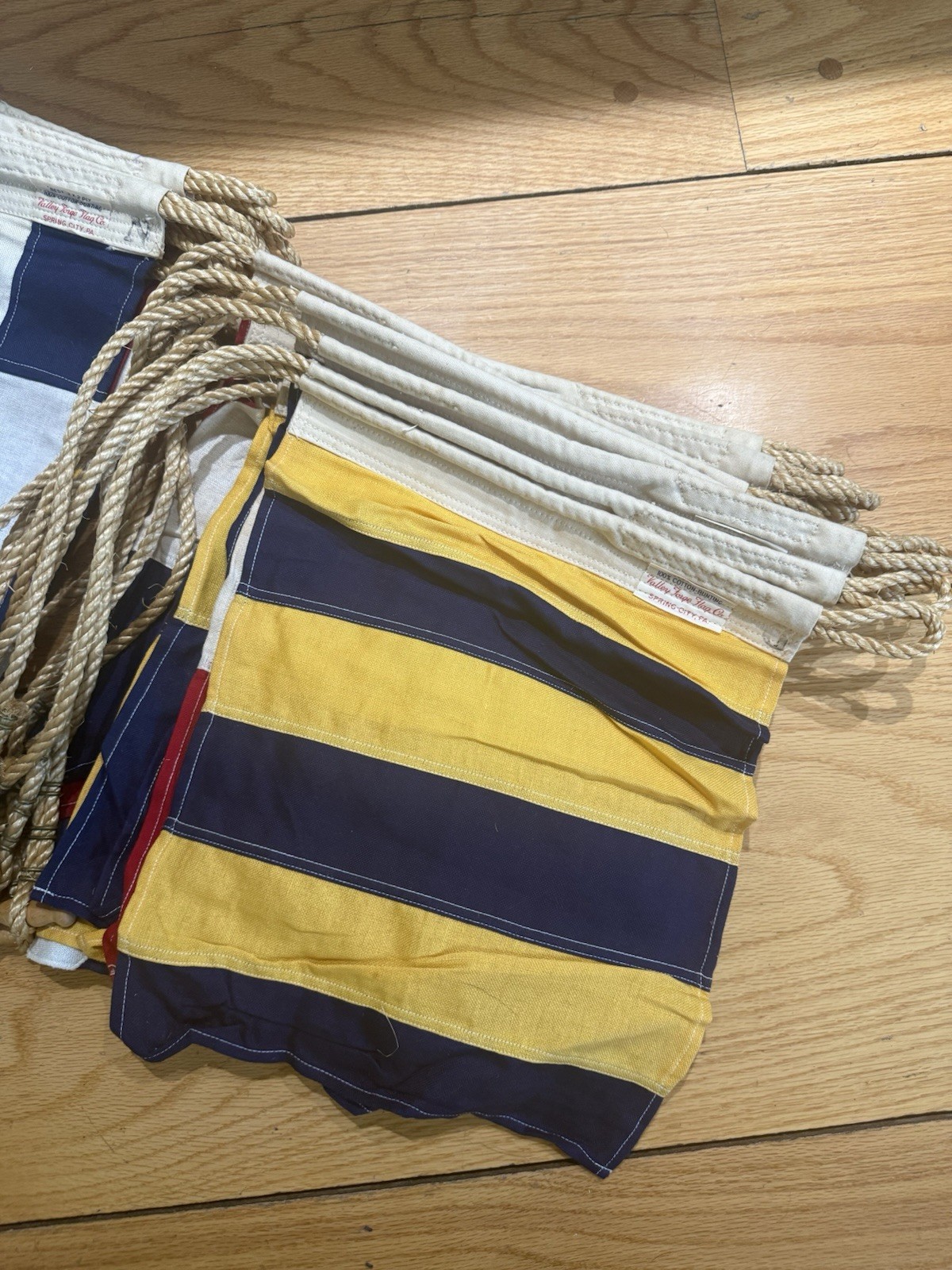 Vintage Maritime Nautical Signal Flags 26 Square & 14 Pennant Flags – Full Set