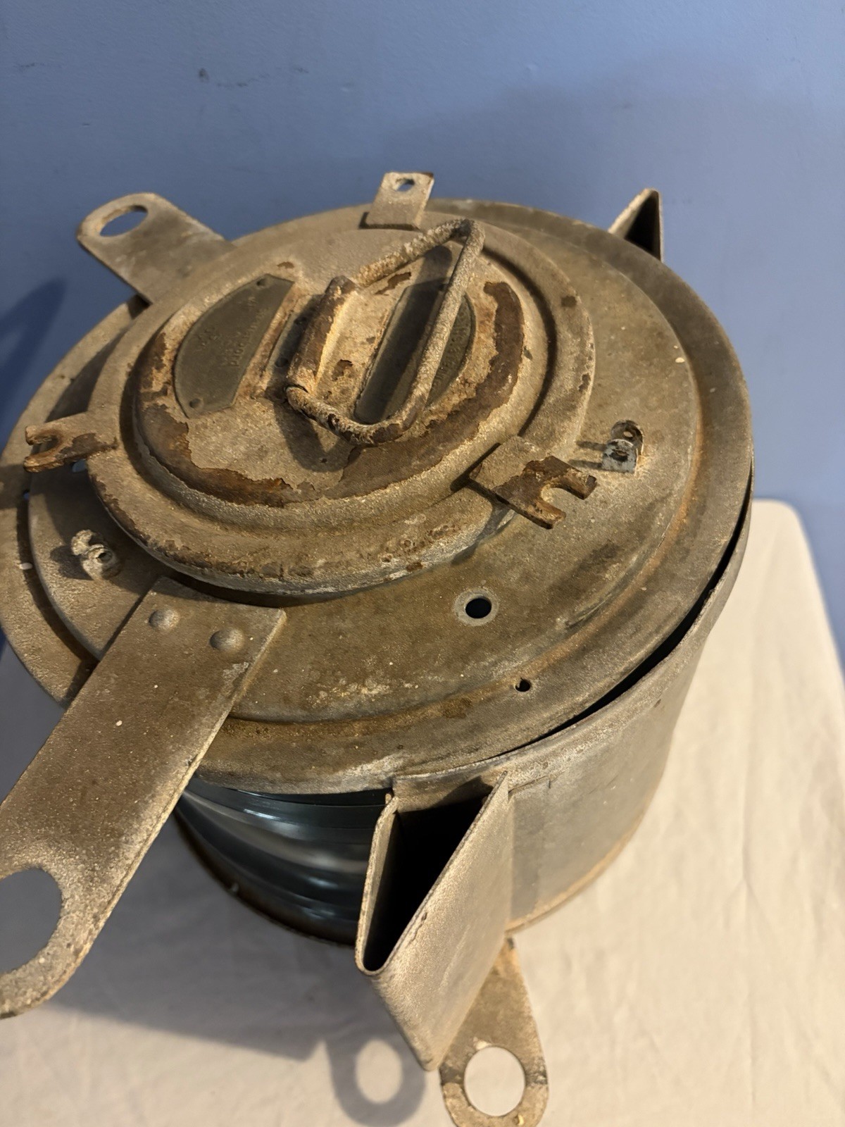 Vintage East German Nautical Ship’s Ship Port Starboard Boat Lantern Mast Light