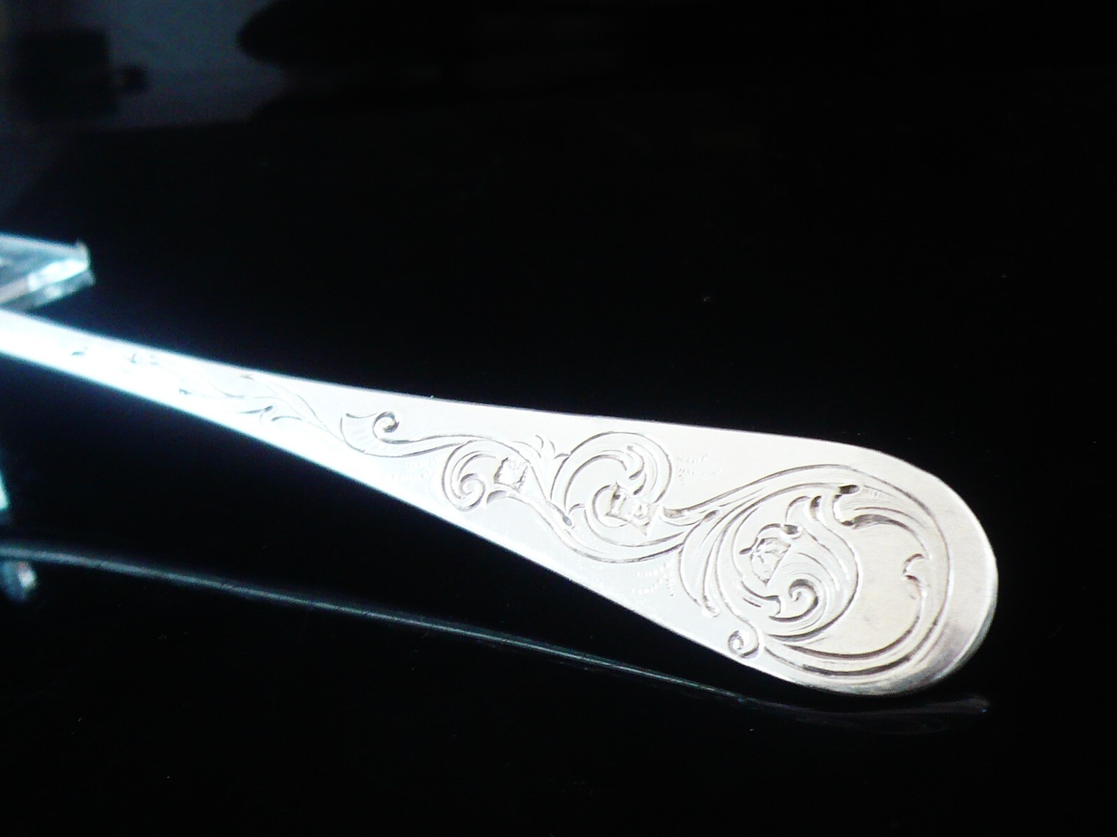 Scottish Provincial Large Silver Berry Spoon, James Erskine, ABERDEEN c.1800