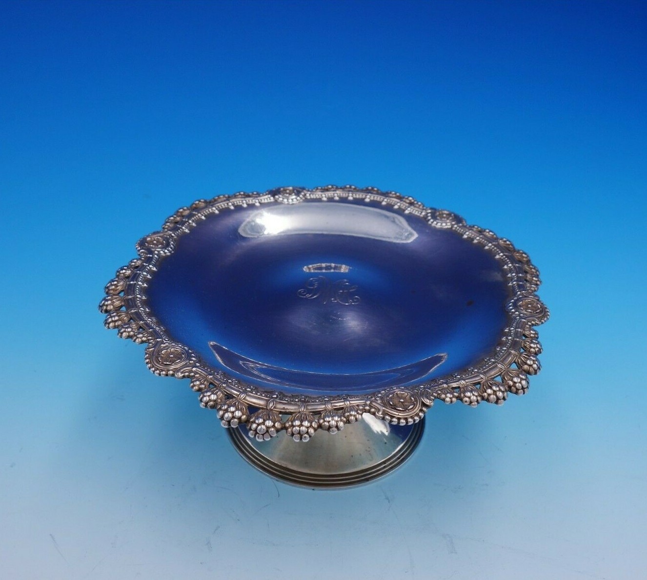 Blackberry by Tiffany and Co Sterling Silver Compote “GMH” #13964/6052 (#0310)