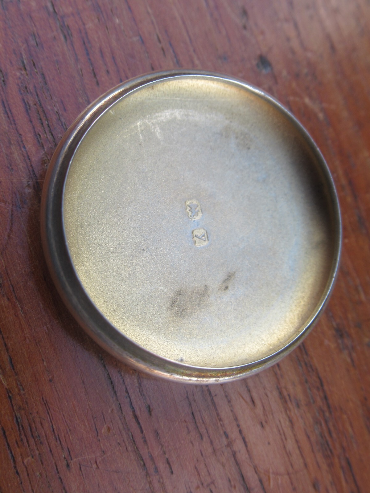 Silver Circular Pill Box Hallmarked B`ham 1923/24 Adie Bros Ltd Ex Cond