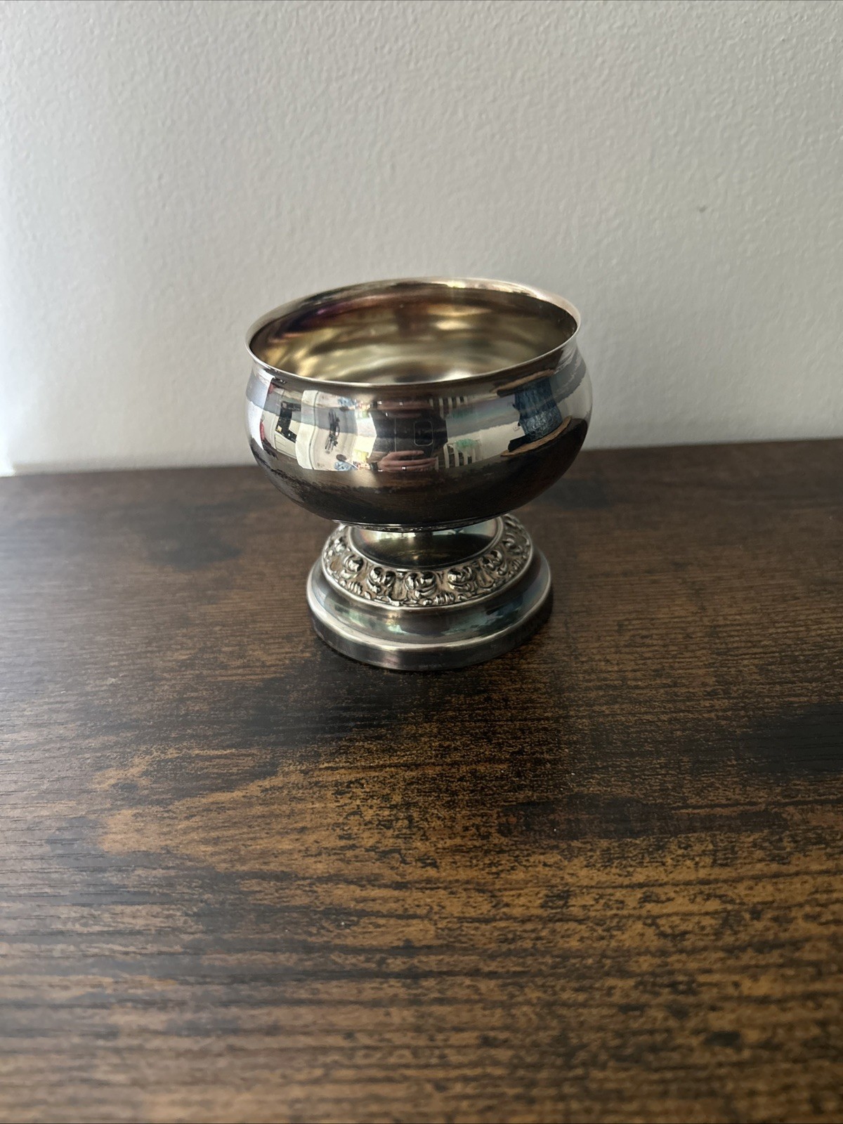 Vintage Silver Plated Lanthe of England Rose Bowl Decorative 7cms Tall