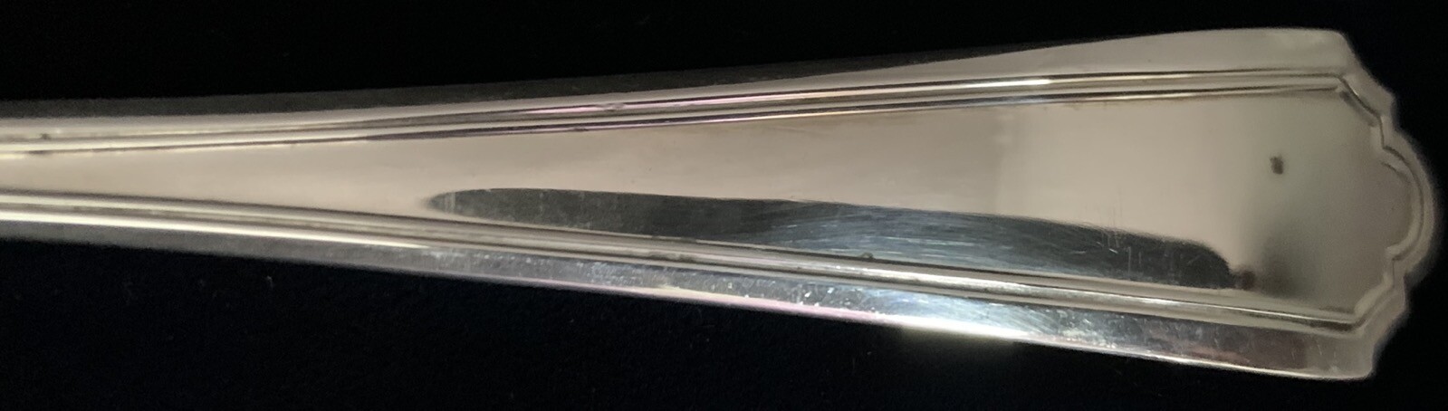 Watson Sterling Flatware, John Alden, Serving Spoon, 8 3/8 inches