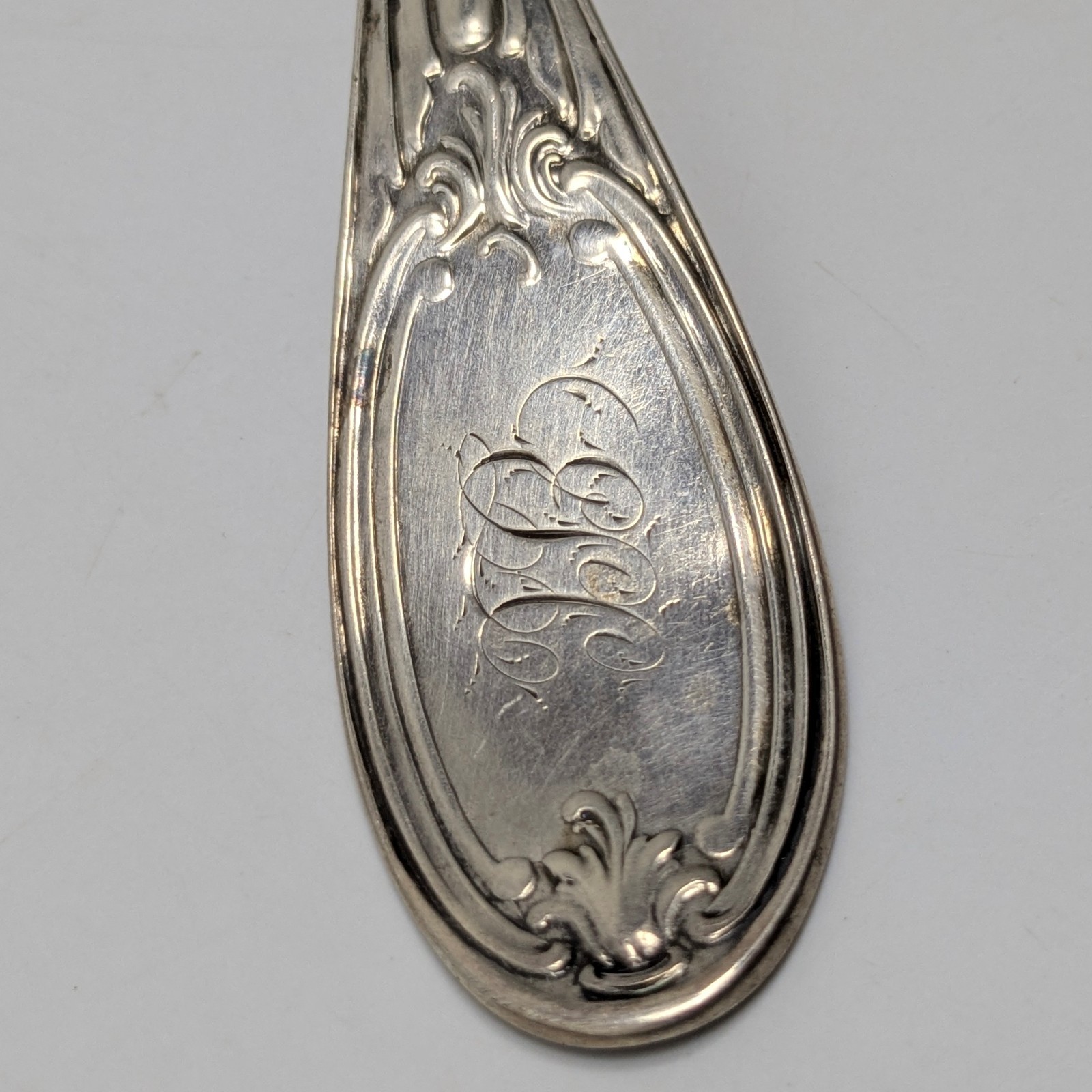 Tiffany & Co Coin Silver 1847 Patent Antique Sugar Sifter Ladle Monogrammed