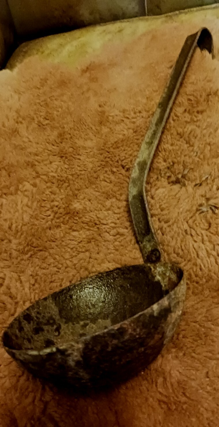 *AWESOME 1860s CIVIL WAR ERA LOUISIANA PLANTATION CANE SYRUP MAKING LADLE* *