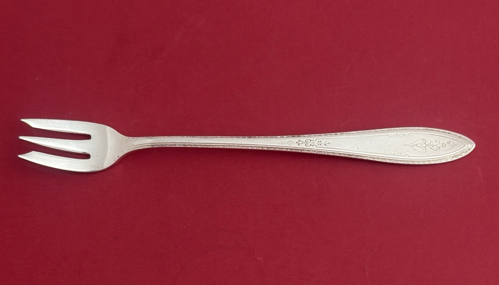 1847 Rogers Bros ARGOSY International Silverplate Oyster/Pickle Fork – Set of 6
