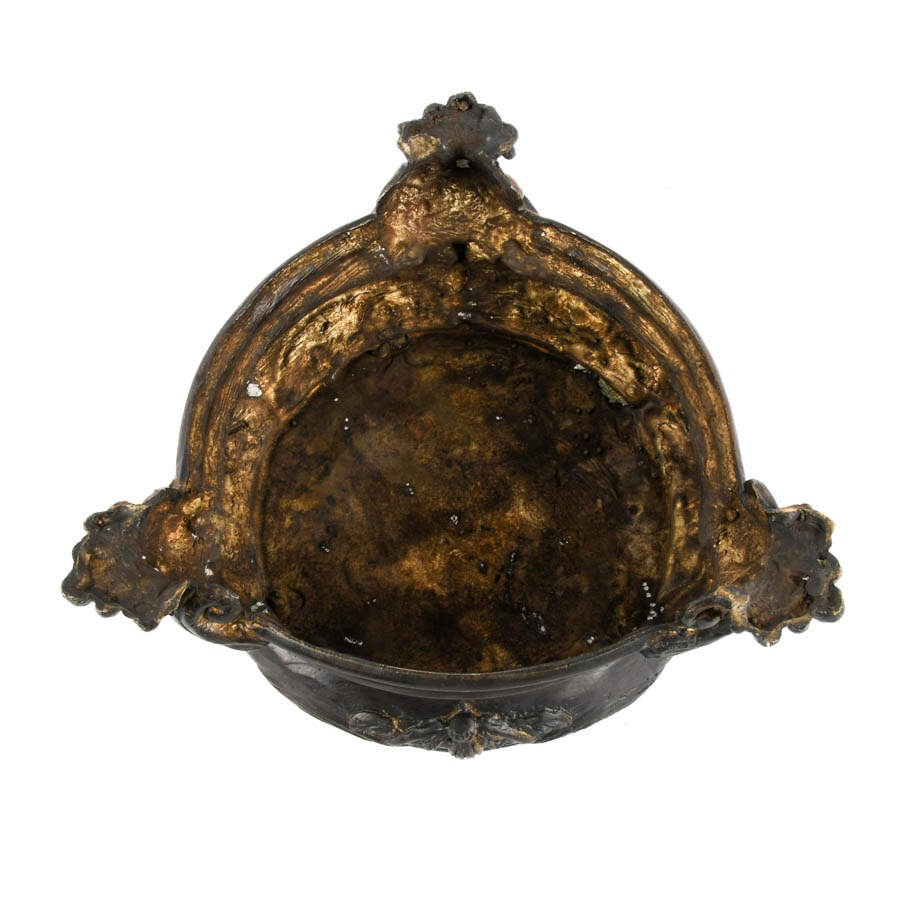 Cast Metal Footed Pedestal Base