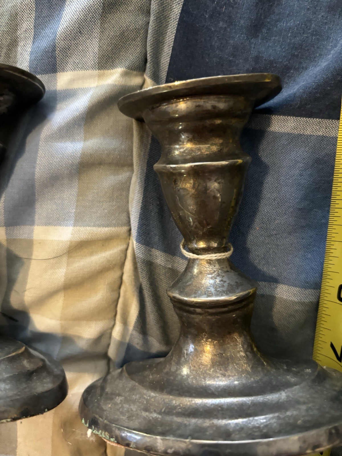 Two’s Company Silver Plated Candlestick Candle Holder Fancy Dining Fine India