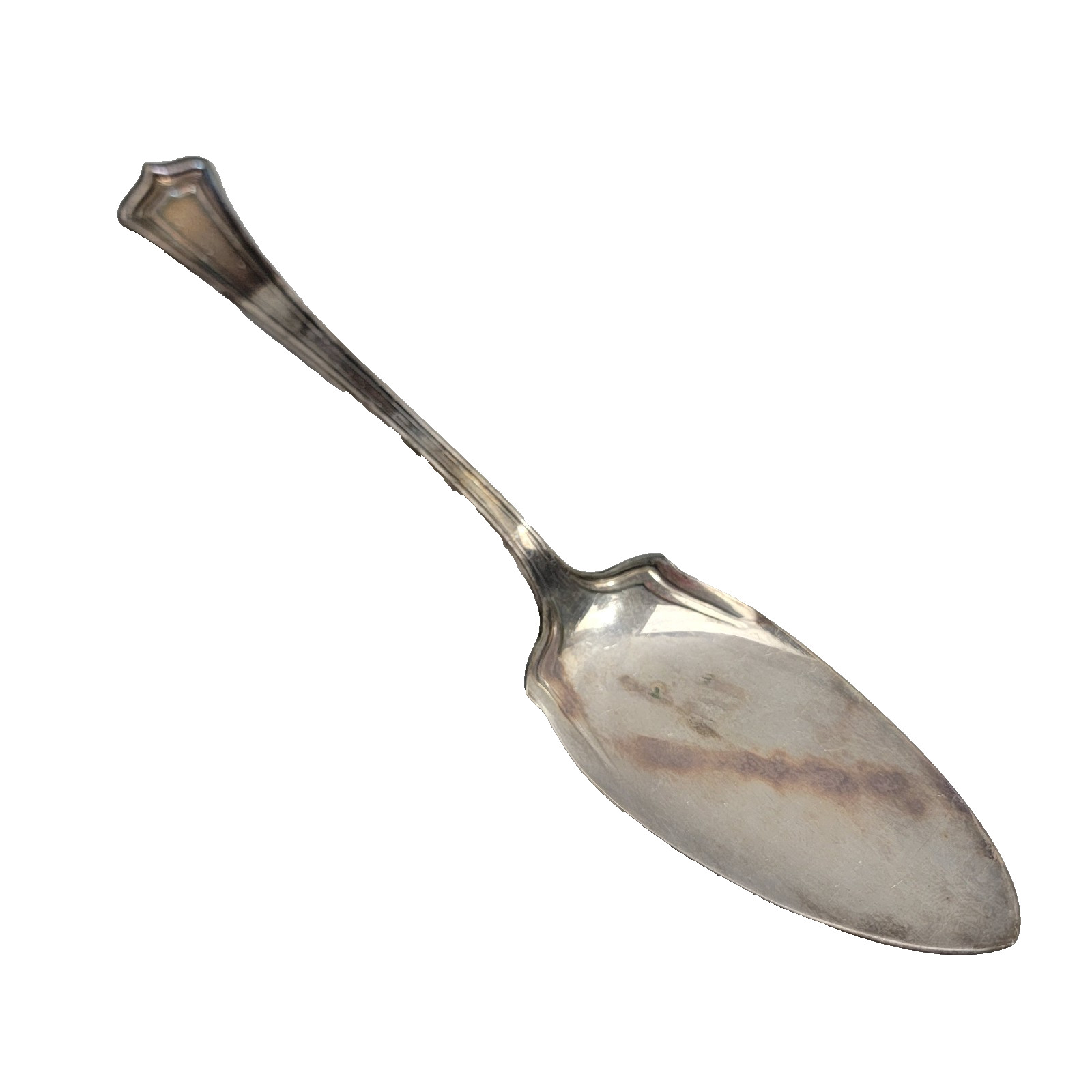 1881 Rogers Bros A1 Cake/Pie Server 9″ Long 2″ Wide in Fair Cond Tarnish Worn