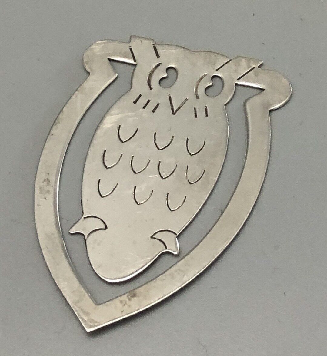 Modern Silver Owl Bookmark Ari D Norman Birmingham 1983 A70017