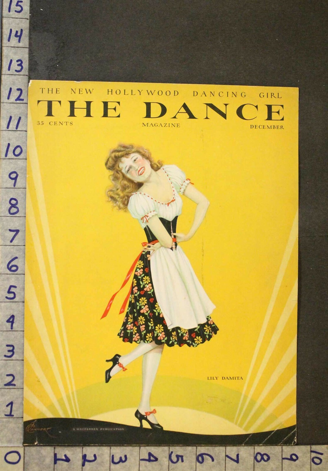 1927 JULES CANNERT LILY DAMITA AUSTRIAN BEAUTY SEXY ILLUS ART COVER COV1295