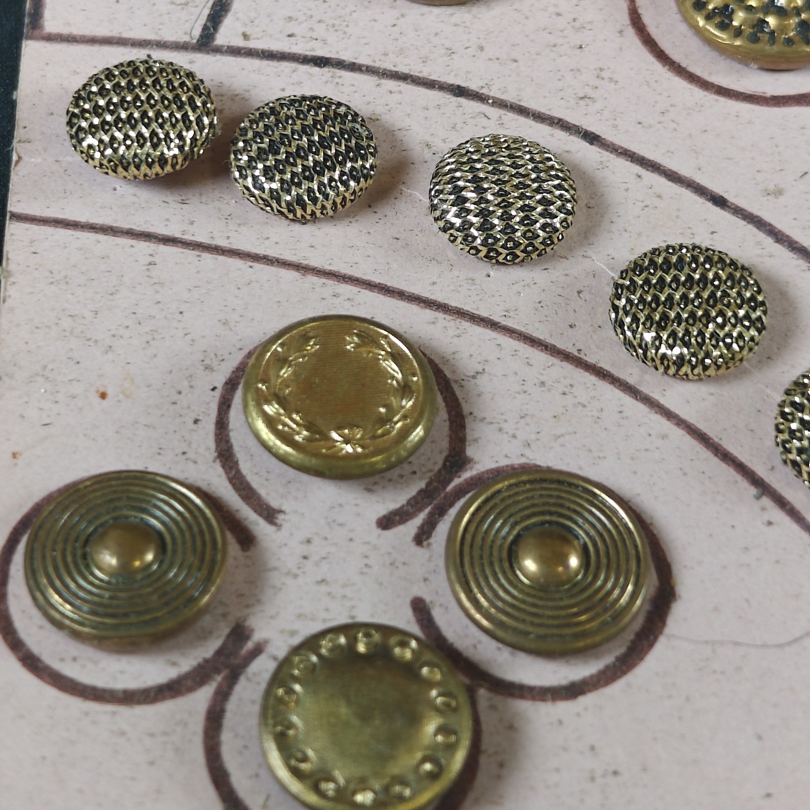 Collection Lot Antique And Vintage Buttons Victorian