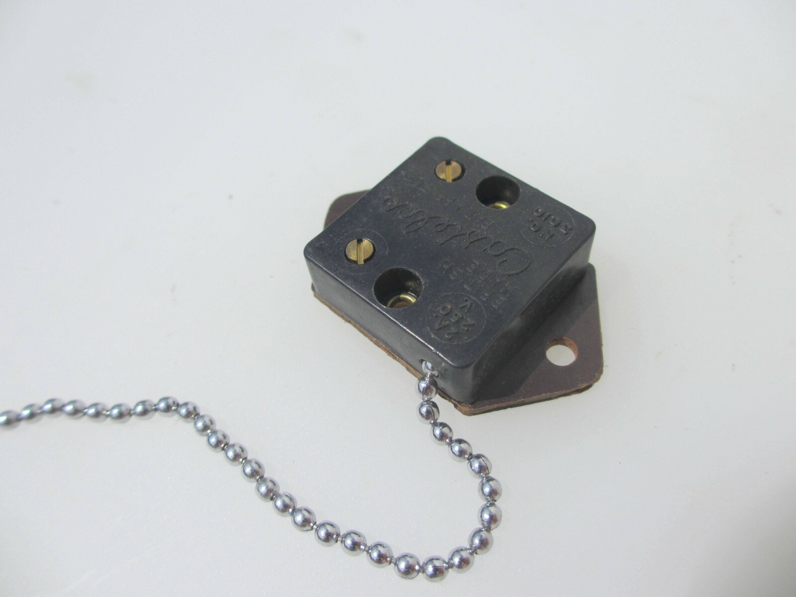 Vintage Bakelite Light Switch Pull Antique Old Art Deco Dolly Retro Plastic Lamp